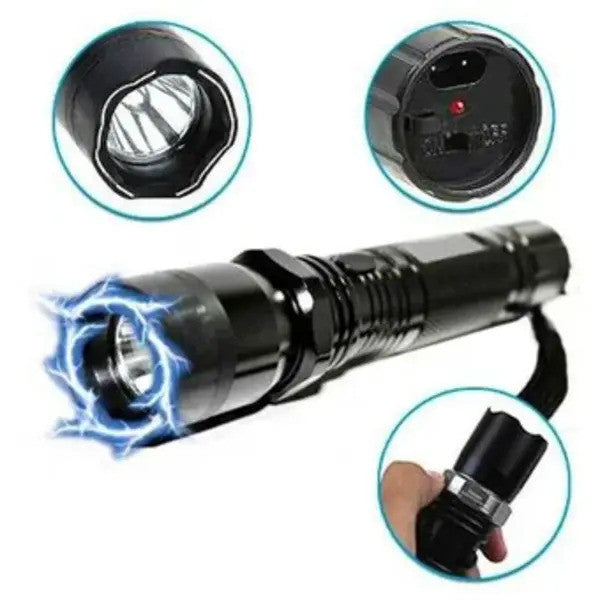 Linterna con Taser Flashlight LED: Protección y Potencia en un Solo Dispositivo