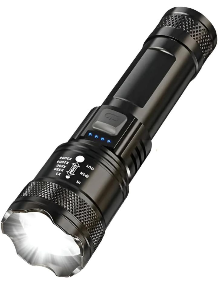 Linterna con Taser Flashlight LED: Protección y Potencia en un Solo Dispositivo